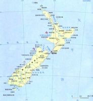 新西兰地图 新西兰地图