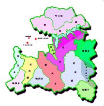 抚顺县行政区划图