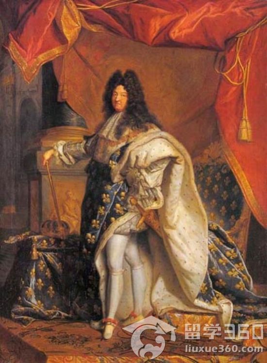 国王路易十四,他是欧洲历史上一位有名的君