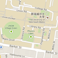 新南威尔士大学地图 - 院校关键词 - -留学360