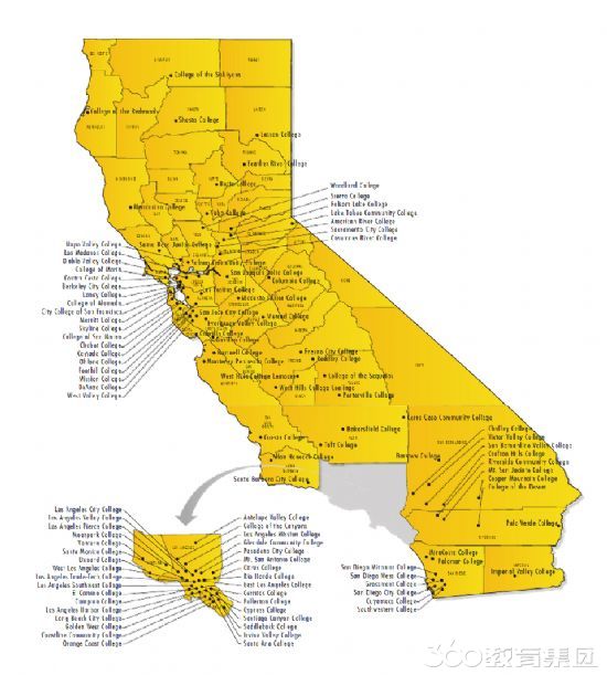 加州社区大学系统CCCS - 教育咨询 - 留学360