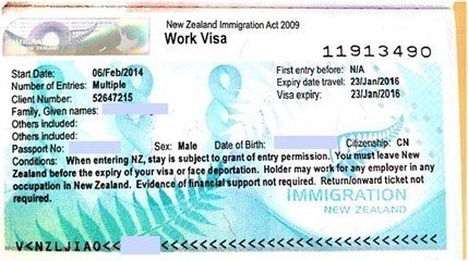 新西兰银蕨签证
