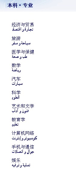 埃及国际大学本科专业设置详情介绍 埃及国际大学本科专业设置